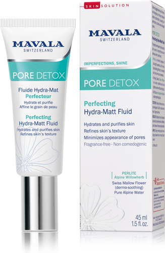 Hydra-Matt Fluid  Perfektion — Reinigen Sie Ihre Haut mit Alpen-Frische !