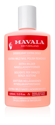 Extra-Mild Nail Polish Remover, acetone-free. — MAVALA INTERNATIONAL