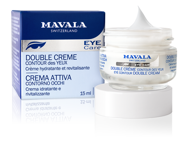 Double Crème contour des Yeux — Crème hydratante et revitalisante pour le contour de l'œil.