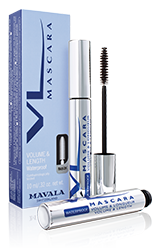 VL Mascara Waterproof — Regenerating Mascara. Volume and length. Water and tears resistant.