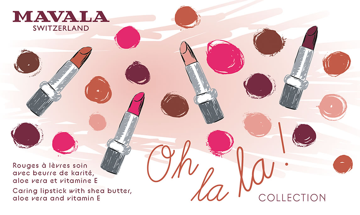 Oh la la ! Collection — Die OH LA LA ! Kollektion : nur die schönsten Versprechen für Ihre Lippen !