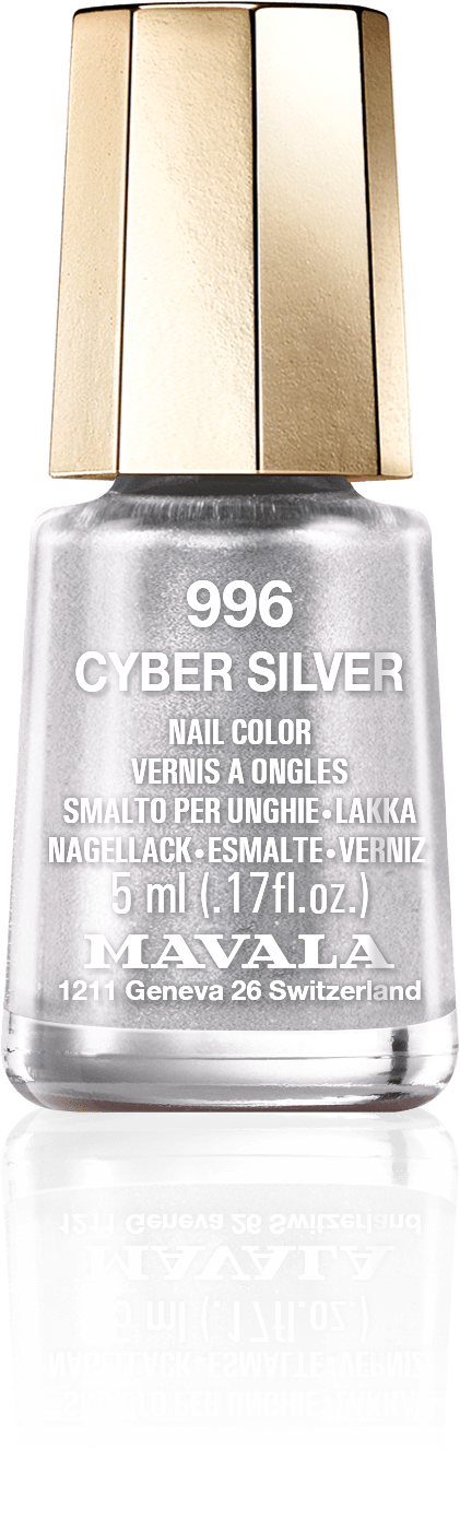 Cyber Silver — Un argent brillant, comme si tout juste retourné d'un voyage dans l'Univers