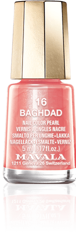 Baghdad — A light, milky raspberry pink, the blurry memory of a town's beauty ages ago