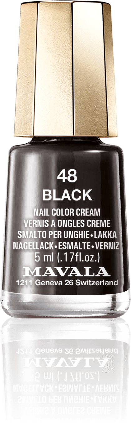 Black — Un negro clásico, como los cuadrados oscuros de un juego de ajedrez