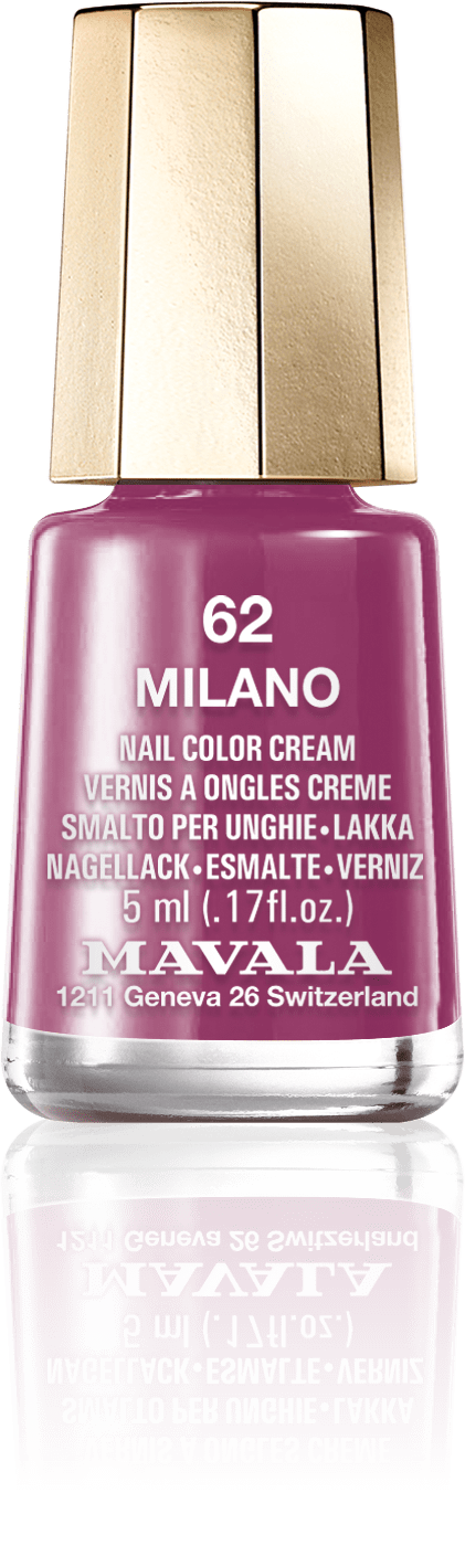 Milano — Un rojo violeta oscuro, un color tan exquisito como los elegantes diseños del norte de Italia