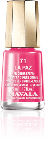 La Paz — A reddish bonbon pink, like Bolivia's emblematic and sacred flower