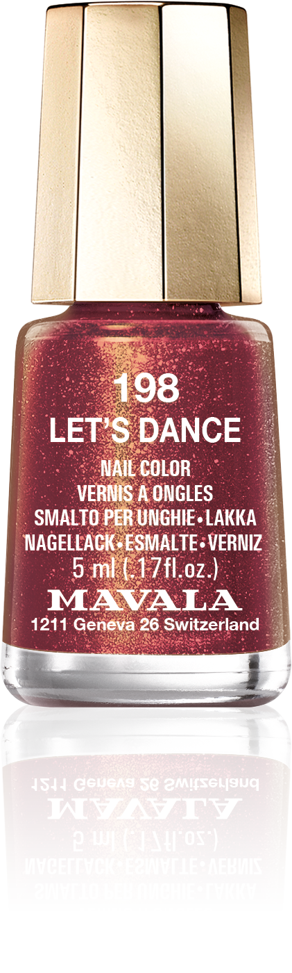 Let's Dance — Ein Weinrot mit goldenen Spiegelungen 