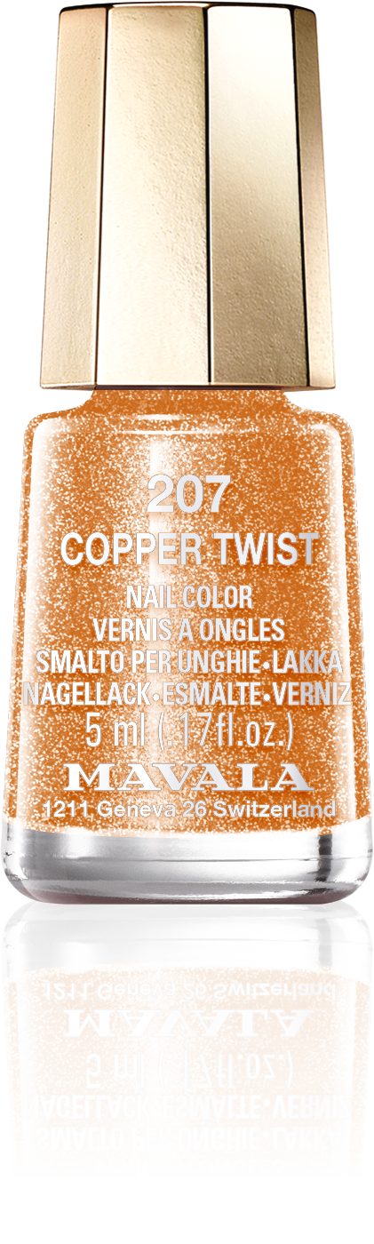 Copper Twist — Un cobre brillante, reflejos ardientes del fuego