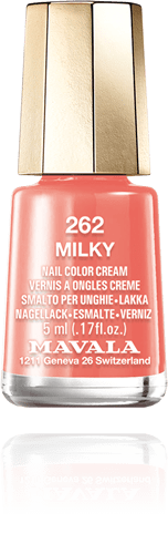 Milky — A soft melon colour, like a refreshing milkshake on a warm summerday