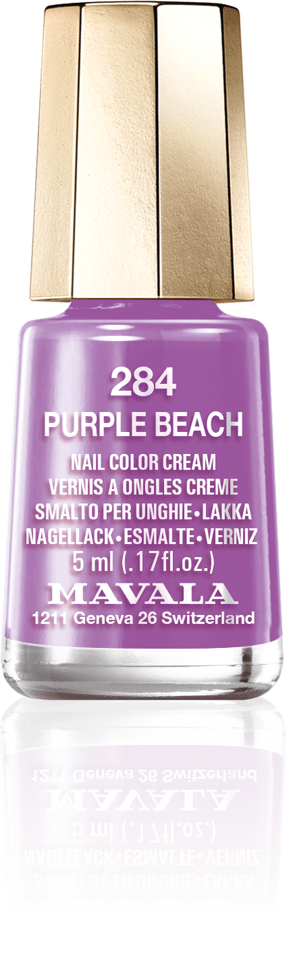 Purple Beach — Un púrpura brillante