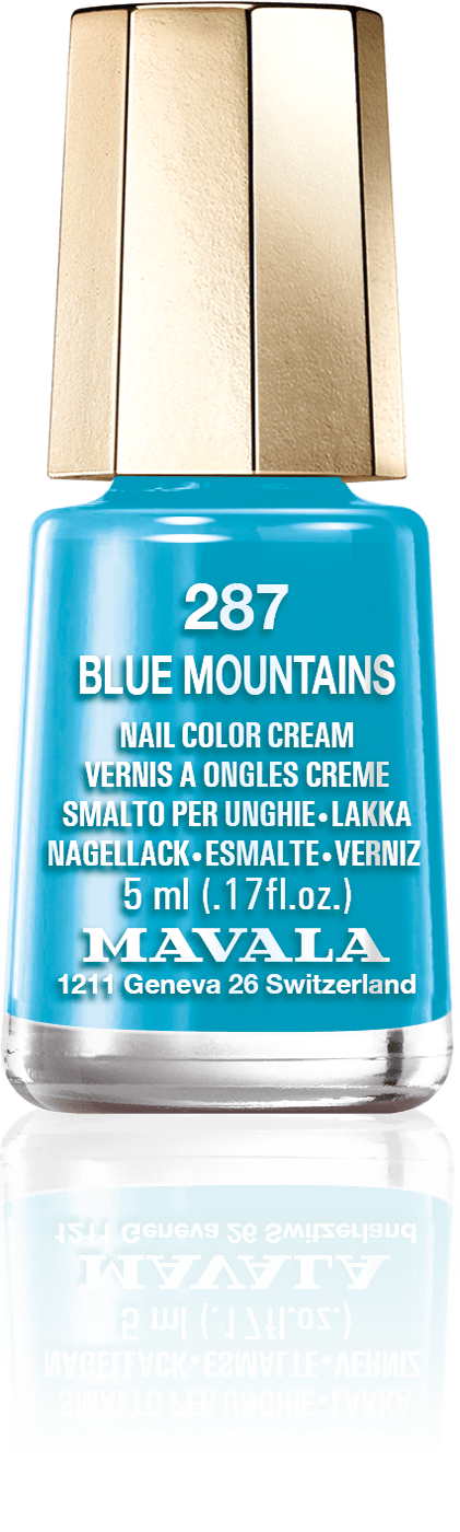 Blue Mountains — An aqua blue 