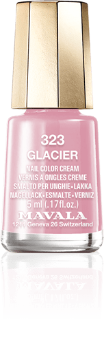 Glacier — A rich pink, like the resistant alpine roses facing the tough glacier