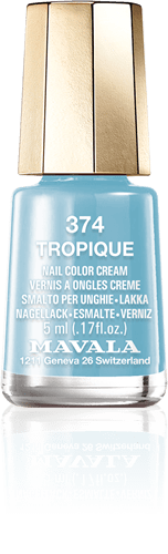 Tropique — An outstanding and sweet light blue, like the horizon between the sea and the sky in a tropical region